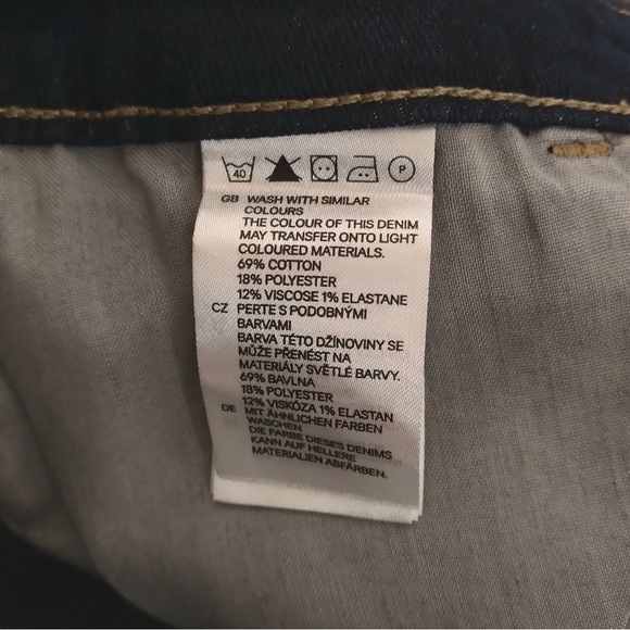 New H&M navy blue skinny jeans - Picture 5 of 5